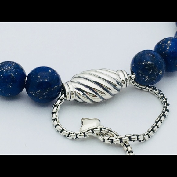 David Yurman Spiritual Bead Lapis Lazuli Bracelet - Picture 4 of 4